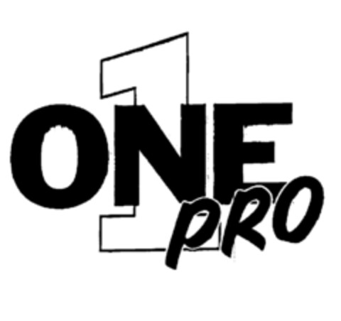 1 ONE PRO Logo (EUIPO, 25.06.1997)