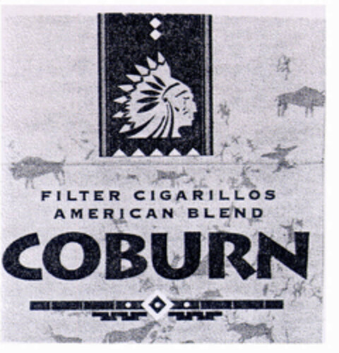 FILTER CIGARILLOS AMERICAN BLEND COBURN Logo (EUIPO, 05/10/1999)