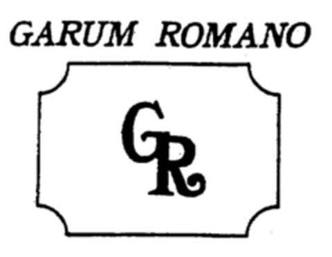 GARUM ROMANO GR Logo (EUIPO, 06/14/2001)