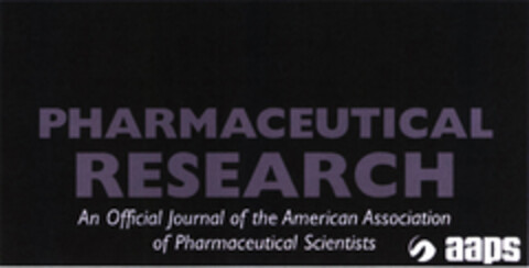 PHARMACEUTICAL RESEARCH An Official Journal of the American Association of Pharmaceutical Scientists aap Logo (EUIPO, 10.02.2003)