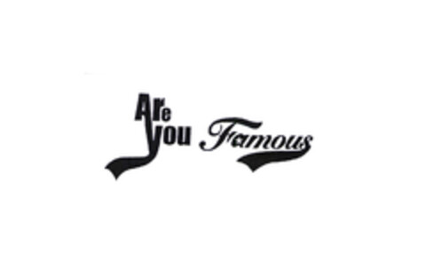 Are You Famous Logo (EUIPO, 09/01/2004)