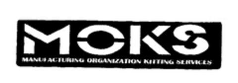 MOKS MANUFACTURING ORGANIZATION KITTING SERVICES Logo (EUIPO, 19.11.2004)