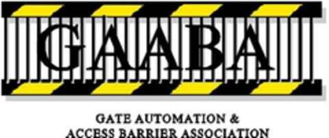 GAABA GATE AUTOMATION & ACCESS BARRIER ASSOCIATION Logo (EUIPO, 22.05.2006)