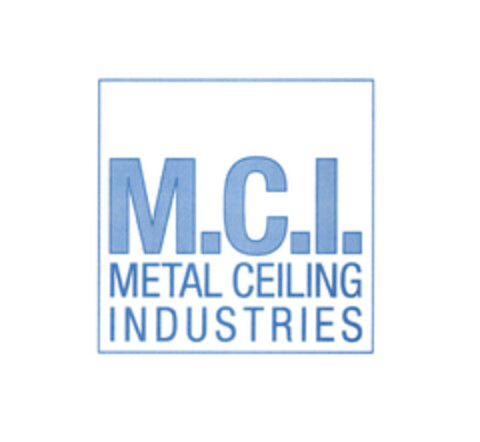 M.C.I. METAL CEILING INDUSTRIES Logo (EUIPO, 18.09.2006)