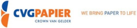 CVGPAPIER CROWN VAN GELDER WE BRING PAPER TO LIFE Logo (EUIPO, 05/13/2008)