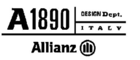 A 1890 DESIGN Dept. ITALY ALLIANZ Logo (EUIPO, 10.12.2010)