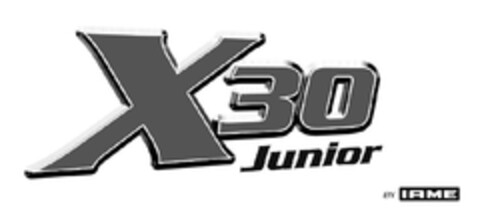 X30 Junior by IAME Logo (EUIPO, 09/05/2011)