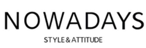 NOWADAYS STYLE & ATTITUDE Logo (EUIPO, 06/28/2012)