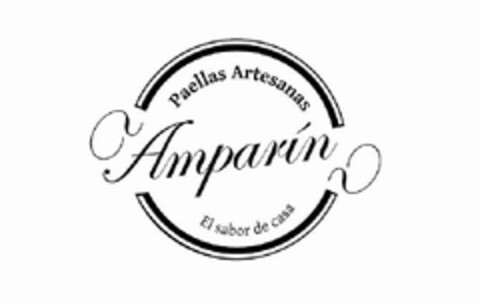 PAELLAS ARTESANAS AMPARIN EL SABOR DE CASA Logo (EUIPO, 28.05.2013)