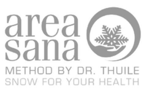 AREASANA METHOD BY DR. THUILE SNOW FOR YOUR HEALTH Logo (EUIPO, 09/26/2013)