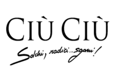 Ciù Ciù solchi, radici... sogni! Logo (EUIPO, 03/24/2014)