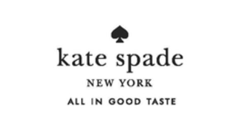 KATE SPADE NEW YORK ALL IN GOOD TASTE Logo (EUIPO, 07/30/2014)