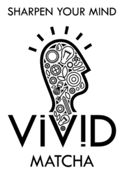 VIVID MATCHA SHARPEN YOUR MIND Logo (EUIPO, 10/14/2016)