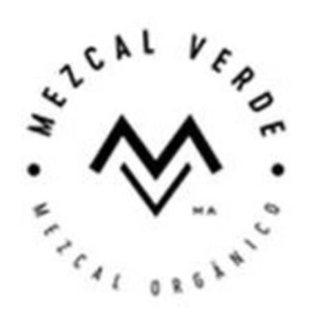 MEZCAL VERDE MV MA MEZCAL ORGÁNICO Logo (EUIPO, 11/26/2018)