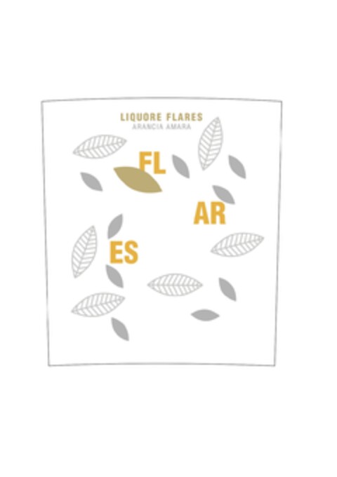 FL AR ES LIQUORE FLARES ARANCIA AMARA Logo (EUIPO, 04/14/2021)