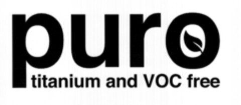 puro titanium and VOC free Logo (EUIPO, 25.06.2021)