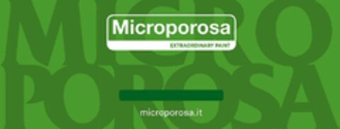 MICROPOROSA Microporosa EXTRAORDINARY PAINT microporosa.it Logo (EUIPO, 05/24/2023)