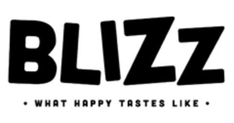 BLIZZ WHAT HAPPY TASTES LIKE Logo (EUIPO, 23.06.2023)