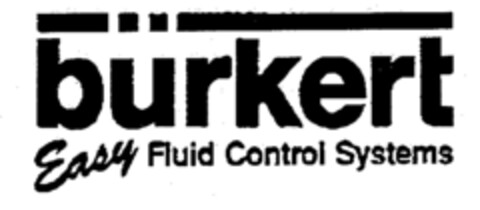 bürkert Easy Fluid Control Systems Logo (EUIPO, 10/10/1996)