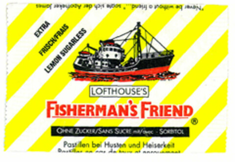 FISHERMAN'S FRIEND LOFTHOUSE'S Logo (EUIPO, 19.03.1997)