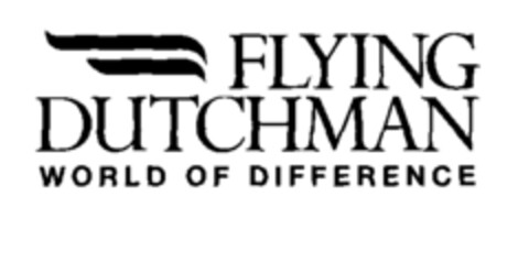 FLYING DUTCHMAN WORLD OF DIFFERENCE Logo (EUIPO, 26.01.1998)