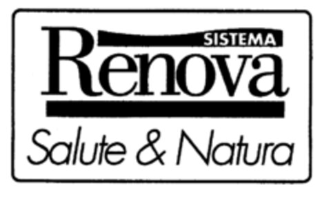 SISTEMA Renova Salute & Natura Logo (EUIPO, 22.07.1998)