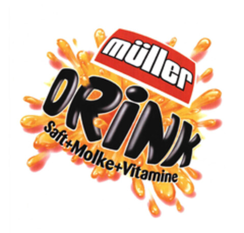 müller DRINK Saft+Molke+Vitamine Logo (EUIPO, 19.05.2005)