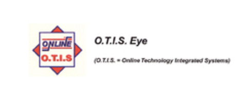 ONLINE O.T.I.S O.T.I.S. Eye (O.T.I.S.=Online Technology Integrated Systems) Logo (EUIPO, 18.08.2005)