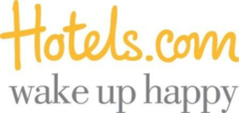 Hotels.com wake up happy Logo (EUIPO, 19.04.2007)