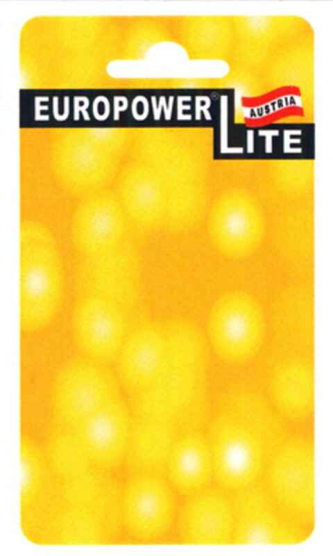 EUROPOWER LITE AUSTRIA Logo (EUIPO, 30.07.2008)