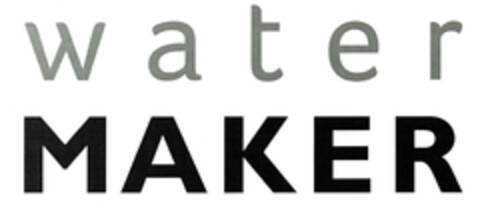 WATER MAKER Logo (EUIPO, 22.11.2010)