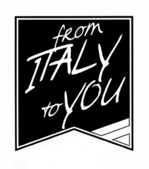 FROM ITALY TO YOU Logo (EUIPO, 02/03/2012)