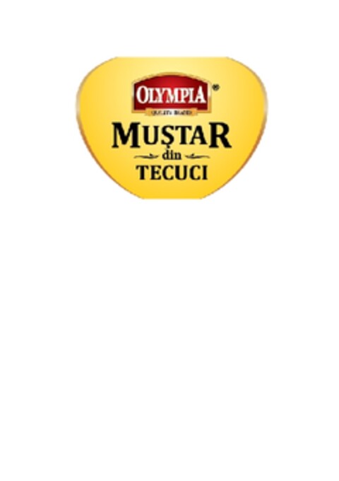 OLYMPIA QUALITY BRAND MUSTAR DIN TECUCI Logo (EUIPO, 08/06/2012)