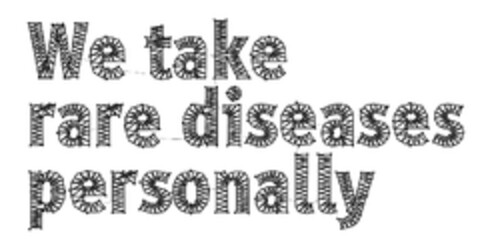 WE TAKE RARE DISEASES PERSONALLY Logo (EUIPO, 07/01/2013)