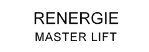 RENERGIE MASTER LIFT Logo (EUIPO, 16.09.2013)
