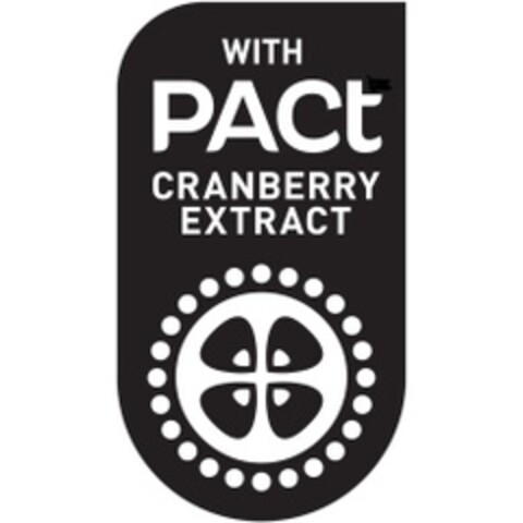WITH PACt CRANBERRY EXTRACT Logo (EUIPO, 08/27/2014)