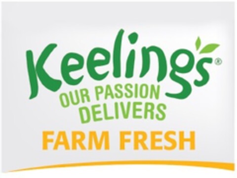 Keelings OUR PASSION DELIVERS FARM FRESH Logo (EUIPO, 30.09.2015)