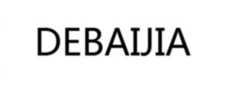 DEBAIJIA Logo (EUIPO, 17.10.2016)