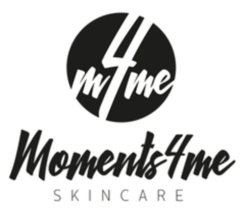 m4me Moments4me SKINCARE Logo (EUIPO, 11/15/2016)