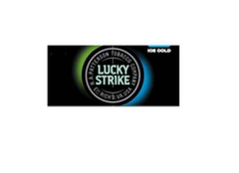 LUCKY STRIKE ICE COLD R.A. PATTERSON TOBACCO COMPANY  Est RICH D VA USA Logo (EUIPO, 03.03.2017)