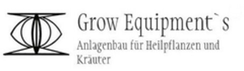Grow Equipment`s Anlagenbau für Heilpflanzen und Kräuter Logo (EUIPO, 19.11.2018)