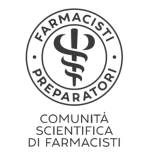 FARMACISTI PREPARATORI COMUNITA' SCIENTIFICA DI FARMACISTI Logo (EUIPO, 15.09.2020)