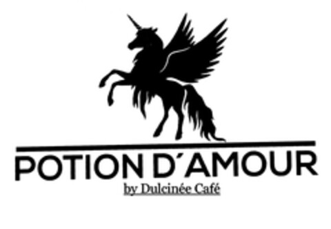 Potion d'Amour by Dulcinée Café Logo (EUIPO, 08/17/2022)