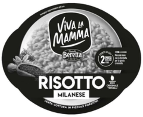 VIVA LA MAMMA Fratelli Beretta 1812 RISOTTO MILANESE Logo (EUIPO, 12.10.2023)