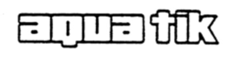 AQUA TIK Logo (EUIPO, 01.04.1996)