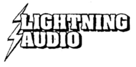 LIGHTNING AUDIO Logo (EUIPO, 05.08.1997)
