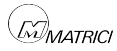 M MATRICI Logo (EUIPO, 12.12.1997)