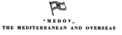 "MEDOV" THE MEDITERRANEAN AND OVERSEAS Logo (EUIPO, 27.03.2000)