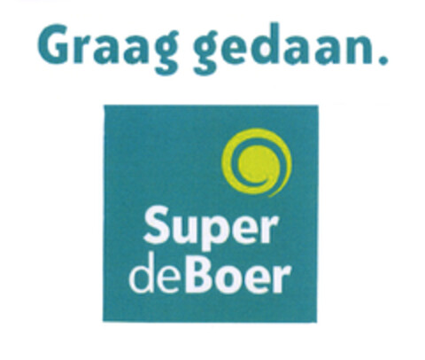 Graag gedaan. Super deBoer Logo (EUIPO, 10/14/2004)