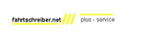 fahrtschreiber.net plus - service Logo (EUIPO, 16.12.2005)